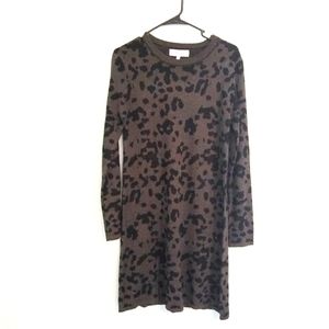 John + Jen Camo Sweater Dress